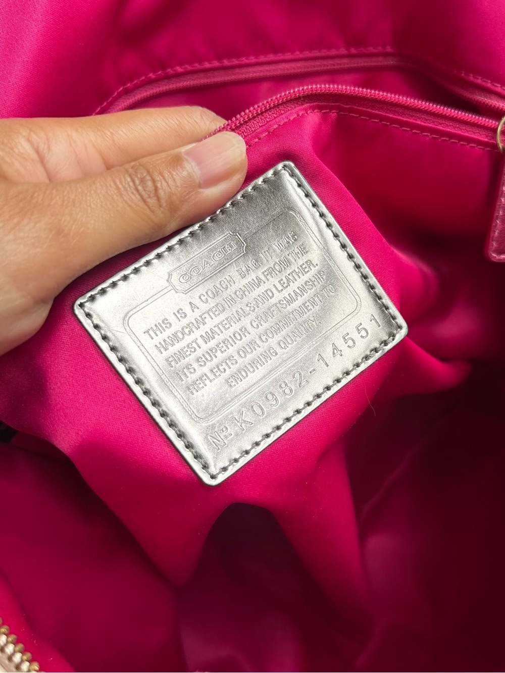 Coach poppy storybook heart tote - Picture 4 of 8